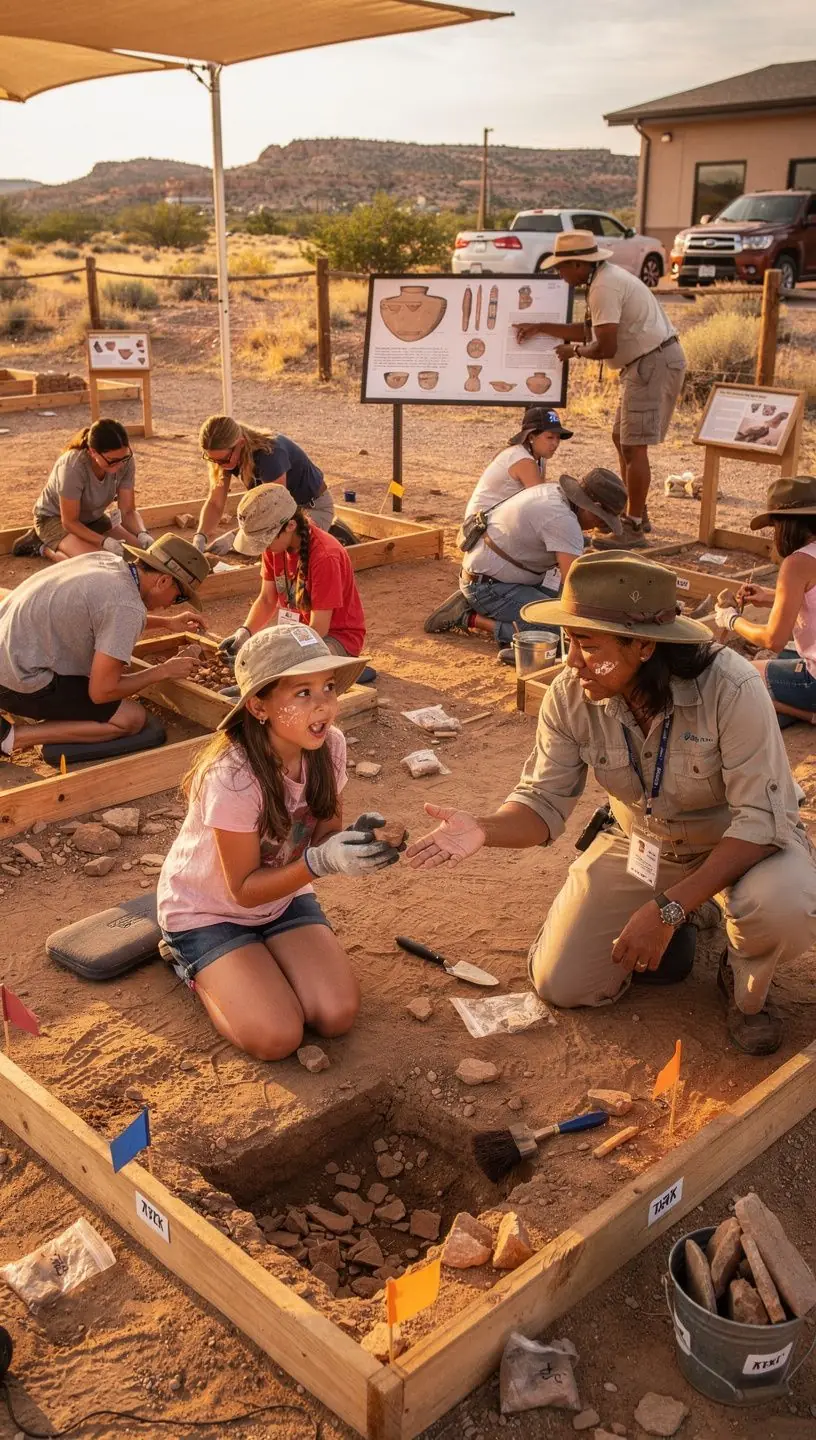 Мастер-класс по созданию традиционных индейских украшений в живописном месте.